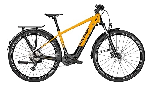 Elektrische Mountainbike : Raleigh Dundee 10 Bosch Elektro Trekking Bike 2022 (29" Herren Diamant L / 48cm, Mustardyellow / Magicblack Glossy (Herren))