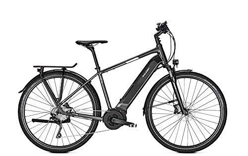 Elektrische Mountainbike : RALEIGH Kent 10 Freilauf 17, 4Ah Herren E-Bike E-Trekking Elektrofahrrad diamondblack Glossy 2020 RH 58 cm / 28 Zoll