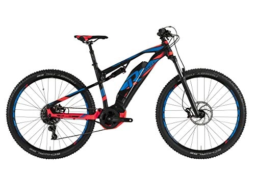 Elektrische Mountainbike : RAYMON E-Nine Trailray 7.0 29'' Pedelec E-Bike MTB schwarz / blau 2019: Gre: 50cm