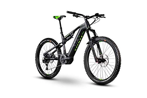 Elektrische Mountainbike : RAYMON E-Seven Trailray LTD 1.0 27.5'' Pedelec E-Bike MTB schwarz / grün 2020: Größe: 46 cm