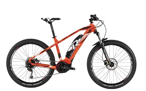 Elektrische Mountainbike : RAYMON E-Sevenray 5.0 27.5'' Pedelec E-Bike MTB orange / schwarz 2019: Größe: 40cm
