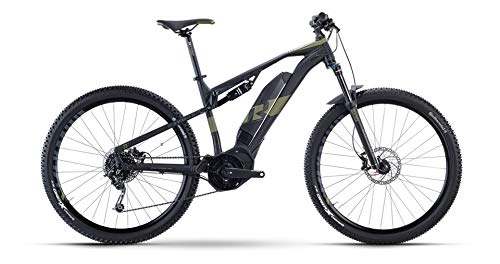 Elektrische Mountainbike : RAYMON Fullray E-Nine 5.0 29'' Pedelec E-Bike MTB schwarz 2021: Größe: 42 cm / S