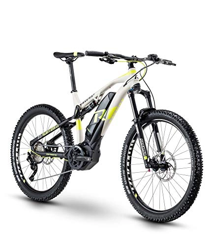 Elektrische Mountainbike : RAYMON Fullray E-Seven 5.0 27.5'' Pedelec E-Bike MTB grau / grÃŒn 2020: Größe: 44 cm