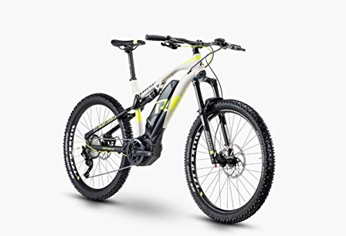 Elektrische Mountainbike : RAYMON Fullray E-Seven 5.0 27.5'' Pedelec E-Bike MTB grau / grün 2020: Größe: 40 cm