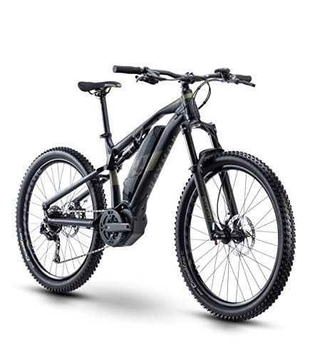 Elektrische Mountainbike : RAYMON Fullray E-Seven 5.0 27.5'' Pedelec E-Bike MTB schwarz 2021: Größe: 44 cm / M