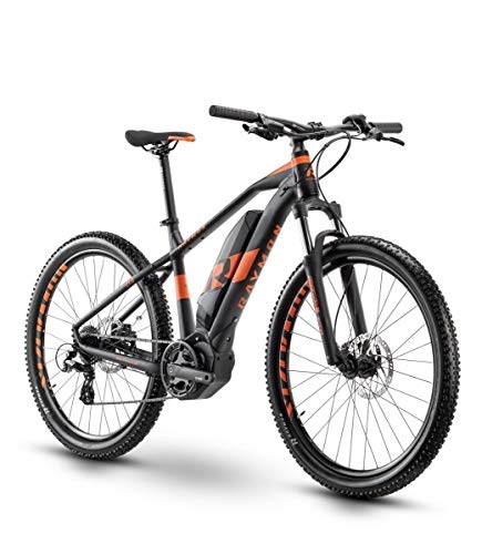 Elektrische Mountainbike : RAYMON Hardray E-Seven 3.0 27.5'' Pedelec E-Bike MTB schwarz / orange 2021: Größe: 40 cm / S