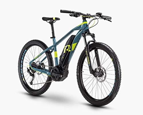 Elektrische Mountainbike : RAYMON Hardray E-Seven 4.0 27.5'' Pedelec E-Bike MTB Petrol blau / grün 2020: Größe: 50 cm