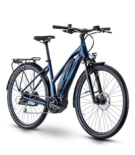 Elektrische Mountainbike : RAYMON Tourray E 2.0 Damen Pedelec E-Bike Trekking Fahrrad blau 2021: Größe: 52 cm / M