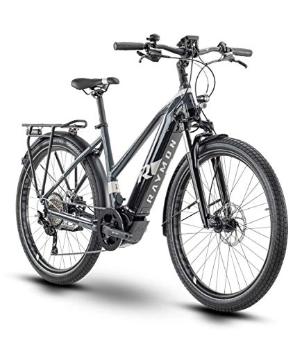 Elektrische Mountainbike : RAYMON Tourray E 7.0 Damen Pedelec E-Bike Trekking Fahrrad grau 2020: Größe: 44 cm