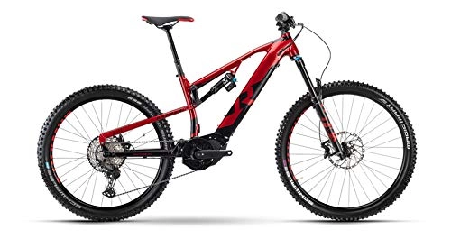 Elektrische Mountainbike : RAYMON Trailray E 10.0 Pedelec E-Bike MTB rot / schwarz 2021: Größe: 48 cm / L