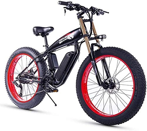 Elektrische Mountainbike : RDJM Ebike e-Bike, 26-Zoll-Elektro-Mountainbike mit Abnehmbarer Batterie (350W48V10Ah), 27-Gang-Aluminiumlegierung Mountain Bike mit Höchstgeschwindigkeit von 25 km / h