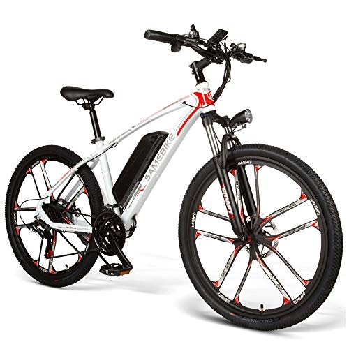 Elektrische Mountainbike : Roeam E Bike, Elektrofahrrad 26 Zoll Power Assist Elektrofahrrad E-Bike 350W Motor Moped Bike City Bike