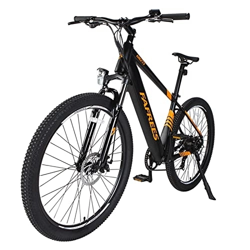 Elektrische Mountainbike : RONGQI 27, 5 Zoll Elektrisches Mountainbike Power Assisted Electric Bike E Bike für Erwachsene mit 36V 10AH Batterie 80-100km Reichweite
