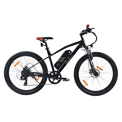 Elektrische Mountainbike : SachsenRAD E-Bike R6 Neo 29 Zoll Elektrofahrrad Pedelec mit TÜV | bis zu 25 km / h und 150km, 36V 500Wh Akku, 250W Motor, 7-Gang-Schaltung, Scheibenbremse | Damen Herren Mountainbike MTB