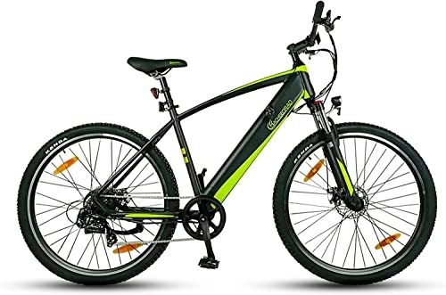 Elektrische Mountainbike : SachsenRAD E-Bike R8 Flex II, 29 Zoll Sport Mountainbike, 250W Motor, 36V / 12, 5Ah 25km / h, Shimano 7-Gang Scheibenbremsen LCD-Display, Kenda Reifen, Vorderlicht mit StVZO-Zertifiziert Elektrofahrrad