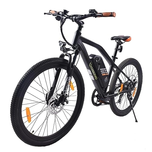 Elektrische Mountainbike : SachsenRAD E-Racing Mountain Bike R6 500Wh bis 150KM | E MTB nur 21KG extrem leicht Hybrid-hydraulische Bremse| E-Bike Herren Damen Elektrofahrrad