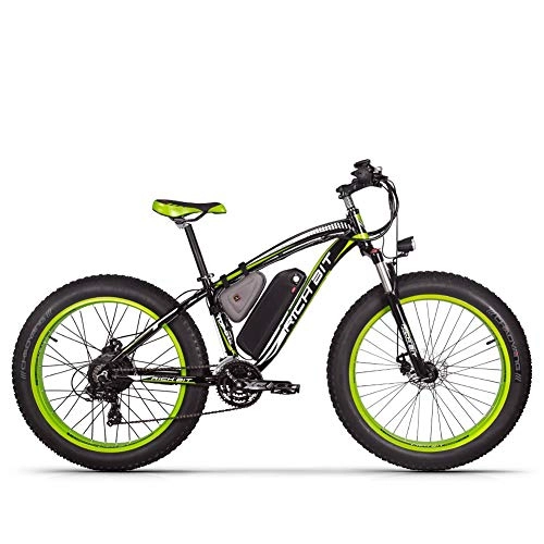 Elektrische Mountainbike : SBX TOP022 Elektrofahrräder für Erwachsene 48V Lithiumbatterie Große Kapazität 1000W bürstenloses Moto, 26 Zoll Rad Bicycleul Shimano Scheibenbremse 21-Gang (in Europa)