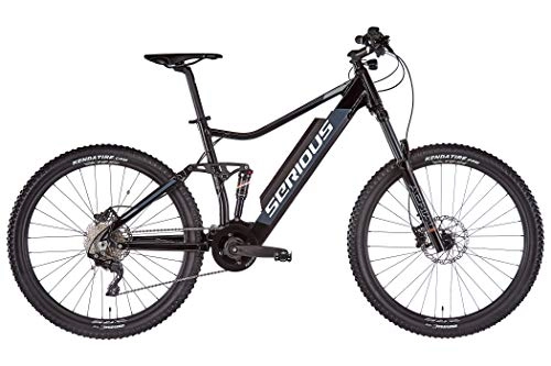 Elektrische Mountainbike : SERIOUS MT. Cataract FS 27, 5" Black Rahmenhhe L | 52cm 2019 E-MTB Fully