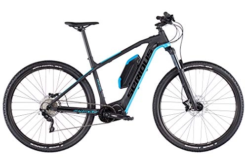 Elektrische Mountainbike : SERIOUS Provo Trail Power 756 Wh Black matt Rahmenhöhe 47cm 2019 E-MTB Hardtail