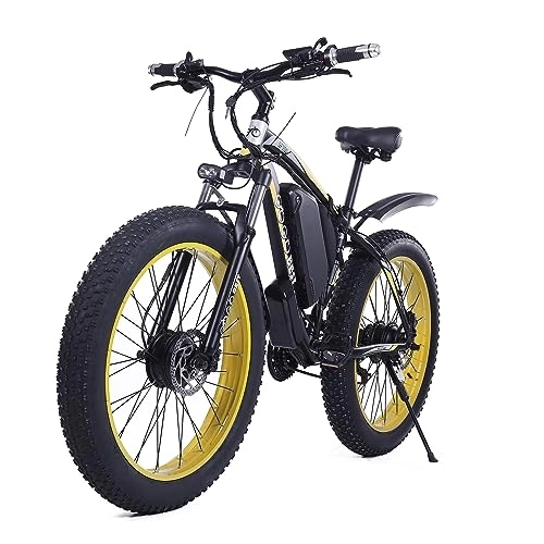 Elektrische Mountainbike : Shienfir GF700 E-Mountainbike, 26x4.0 Zoll Fat Tire E-Bike MTB, Trekkingrad E-Cityrad mit 48V 17.5AH Akku, 3 Fahrmodi Elektrofahrrad Unisex-Adult
