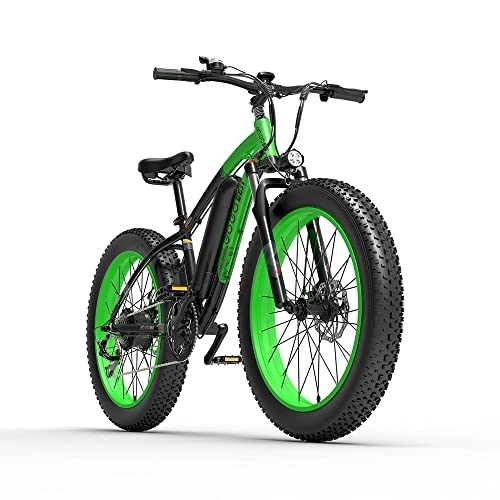 Elektrische Mountainbike : Teanyotink Elektrofahrrad Mountainbike, 26 Zoll E-Faltrad Elektrofahrrad, Klappbar E-Bike mit Abnehmbare 48V 13Ah Lithium-Ionen-Batterie, E Bike Klapprad Maximale Laufleistung 45-110 km(Grün)