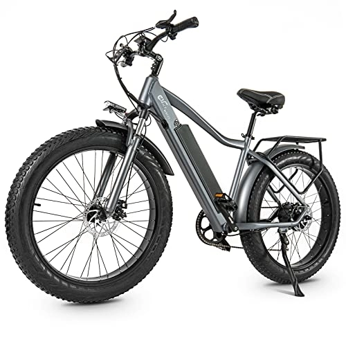 Elektrische Mountainbike : TODIMART Elektrofahrrad Großer Reifen 26"* 4" Mountainbike Fat Bike, Adult City Electric Bike mit Leistungsstarker Motor Akku 48V 17Ah