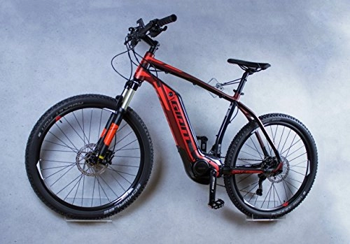 Elektrische Mountainbike : trelixx® Fahrradwandhalterung | kompatibel mit E-Bike | Acrylglas | platzsparende Fahrradaufbewahrung | großartiges Design | leichte Montage | gelasert | perfekt geeignet für Ihr E-Bike
