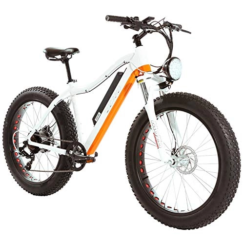 Elektrische Mountainbike : Tucano Bikes Monster 26" MTB Blanco / Naranja