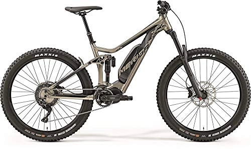 Elektrische Mountainbike : Unbekannt Merida eONE Sixty 800 E-Bike 500Wh E-Mountainbike Titan / Black 2019 RH 43 cm / 27, 5 Zoll