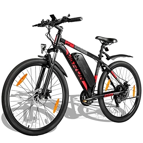 Elektrische Mountainbike : VARUN E Bike Damen Herren E-Mountainbike Aluminiumlegierung 27.5 Zoll Elektrofahrrad mit 250W 48V 12.5Ah Abnehmbarer Lithium-Ionen-Akku
