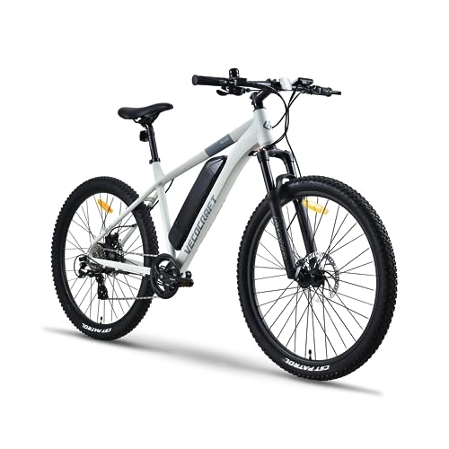 Elektrische Mountainbike : VecoCraft E-Bike Mountainbike Helios Plus 27.5", e Bike Herren mit TEKTRO Hydraulische Scheibenbremse | 8-Gang Shimano & Hinterradmotor bis zu 95 km, 36V 13Ah Batterie | Elektro MTB