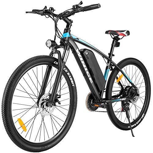 Elektrische Mountainbike : Vivi E-Bike Mountainbike 27.5 Zoll Elektrofahrrad 250W Elektrisches Fahrrad mit 36V 10.4Ah Lithium-Batterie und Shimano 21 (27, 5 Zoll Blau)