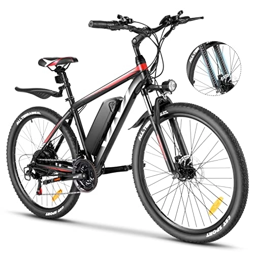 Elektrische Mountainbike : Vivi E Bike Mountainbike Ebike Herren 26 Zoll Elektrofahrrad Elektrisches Fahrrad mit 36V 10.4 Lithium-Batterie und Shimano 21