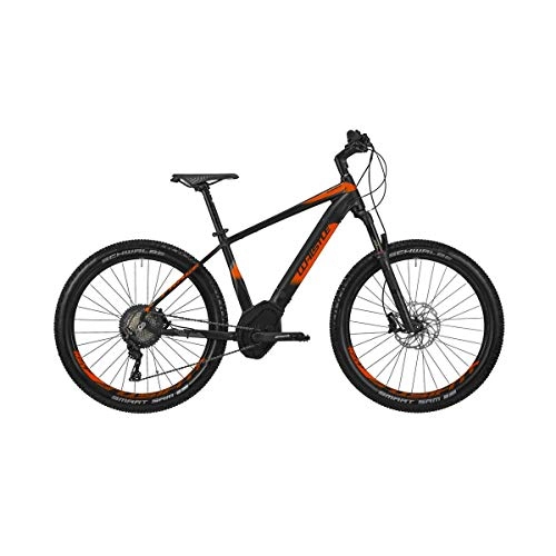 Elektrische Mountainbike : WHISTLE-Bike B-Race S 27, 5 Zoll Bosch 500 Wh 11 V Orange Größe 40 2019 (eMTB Hardtail)