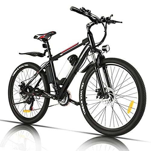 Elektrische Mountainbike : WIND SPEED Ebike Elektrofahrrad, 26 Zoll Elektrische Fahrräder mit 36V 8Ah Batterie / Shimano 21-Gang E-Mountainbike für Herren und Damen
