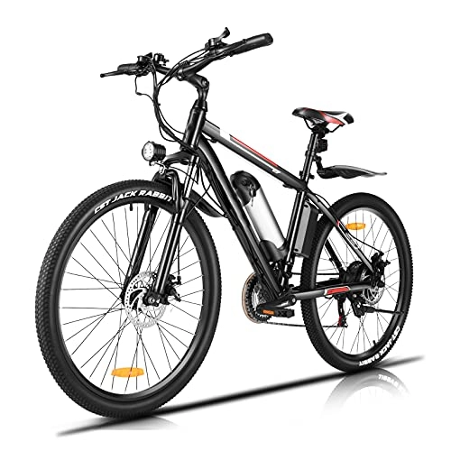 Elektrische Mountainbike : Winice Ebike Elektrofahrrad, 26 Zoll E-Bike Herren Damen, Ebike Mountainbike mit Abnehmbarer 36V 8Ah Lithium-Ionen-Batterie, Shimano 21-Gang-Getriebe Elektrofahrräder 32 km / h