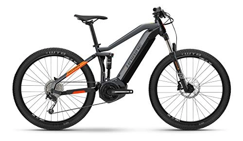 Elektrische Mountainbike : Winora Haibike FullSeven 4 Yamaha Elektro Bike 2021 (XL52cm, Cool Grey / Lava Matte)