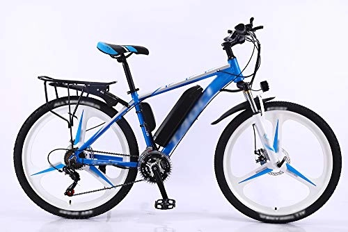 Elektrische Mountainbike : ZXGQF E-Bike, E-Mountainbike, 350W 26 '' Elektrofahrräder, Rennrad, 27-Gang-Schalthebel, beide Scheibenbremsen (B2, 36V 13AH / Endurance 90km)