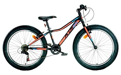 Fat Tire Mountainbike : Aurelia Mountainbike 24 Zoll 38 cm Junior 6G Felgenbremse Schwarz / Orange