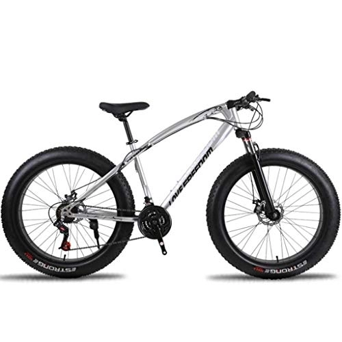 Fat Tire Mountainbike : JLRTY Mountainbike Fahrrad 26 Zoll Mountainbikes 21 / 24 / 27 Geschwindigkeiten Leichtes Aluminium Rahmen Fully Scheibenbremse Speichenrad (Size : 24speed)