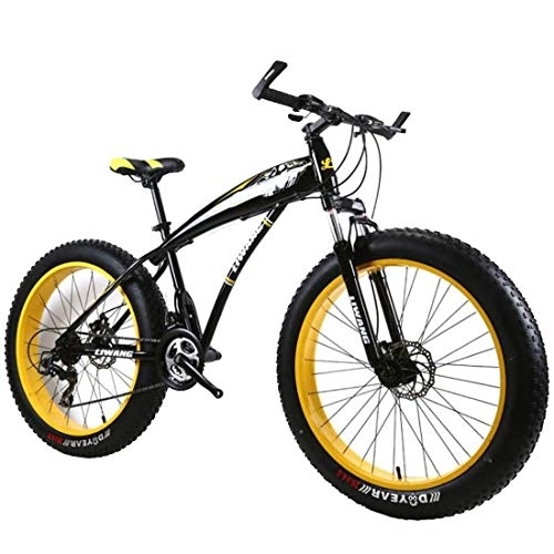 Fat Tire Mountainbike : JLRTY Mountainbike Mountainbikes Unisex 26 ‚‘ Leicht Aluminium Rahmen 21 / 24 / 27 Geschwindigkeit Scheibenbremse Vorderachsfederung (Color : C, Size : 24speed)