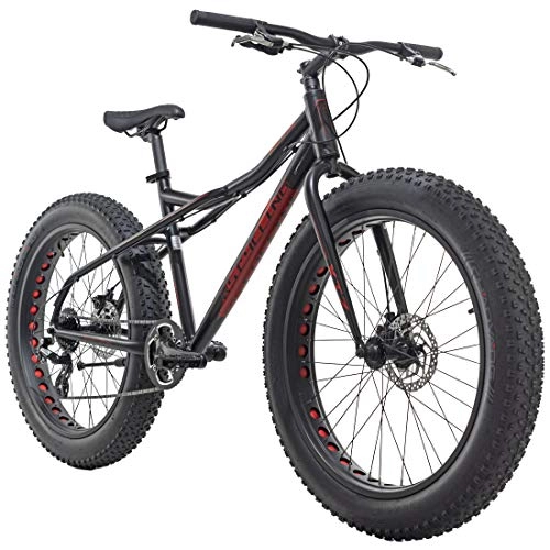 Fat Tire Mountainbike : KS Cycling Mountainbike MTB 26'' Fatbike SNW2458 Aluminiumrahmen schwarz RH 46 cm