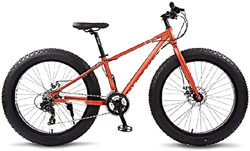 Fat Tire Mountainbike : lqgpsx Mountainbike, Rennrad Fahrräder Vollaluminium-Fahrrad 26 Schneefetter Reifen 24-Gang-MTB-Scheibenbremsen, für die städtische Umgebung und für den Pendelverkehr zur und von der Arbeit