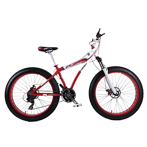Fat Tire Mountainbike : Mountainbike, 66 cm dickes Rad für Erwachsene, Mountainbike, Snowbike, Aluminiumlegierung, Autobahn-Fahrrad / Doppelscheibenbremse