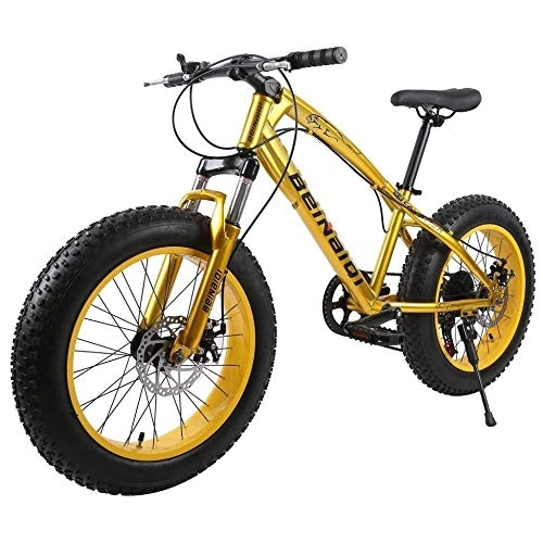 Fat Tire Mountainbike : TRGCJGH Mountainbike Fette Fahrräder - 26 Zoll Doppelscheibenbremsen Breite Reifen Verstellbare Sitze, D-21Speed