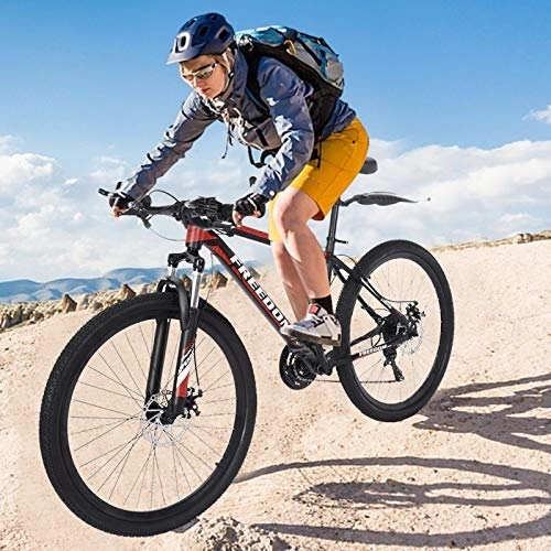 Mountainbike : AGrAdi Rennrad für Erwachsene, 26-Zoll-Klapp-Mountainbike, Doppelscheibenbremsen, vollgefederte, rutschfeste MTB-Fahrräder, 3-Speichen-Räder, leicht, für Männer und Frauen (A8)