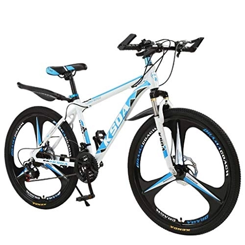 Mountainbike : AGrAdi Rennrad für Erwachsene, Mountainbikes, 26-Zoll-Klapp-Mountainbike mit 21 Gängen, Erwachsene Fahrrad-Mountainbike für Damen und Herren, Junior-Aluminium-Voll-Mountainbike (blau)
