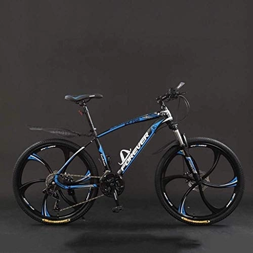 Mountainbike : AYDQC Fahrrad, 26 cm 26.02.22.200.200 Uhr Geschwindigkeit Mountainbikes, Hartschwanz-Mountainbike, leichtes Fahrrad mit verstellbarem Sitz, Doppelscheibenbremse 6-6, 21 Geschwindigkeit fengong