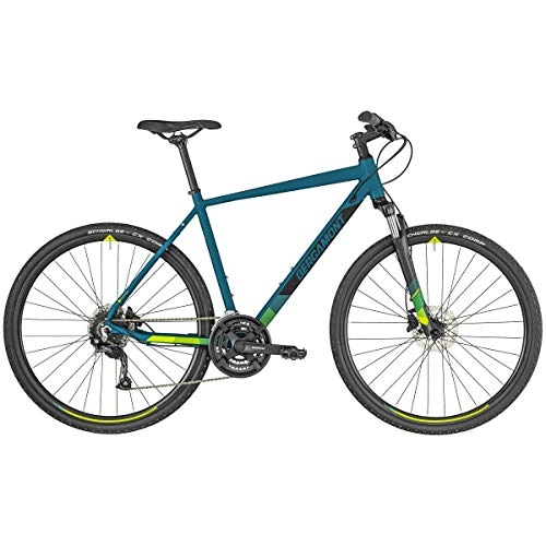 Mountainbike : Bergamont Helix 3 Cross Trekking Fahrrad Petrol blau / schwarz 2019: Gre: 56cm (178-186cm)
