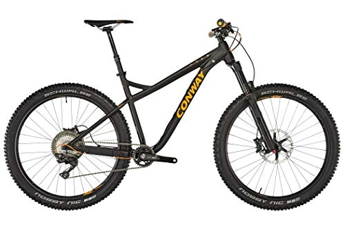 Mountainbike : Conway MT 927 Plus Herren Black matt / orange Rahmengröße 44cm 2018 MTB Hardtail